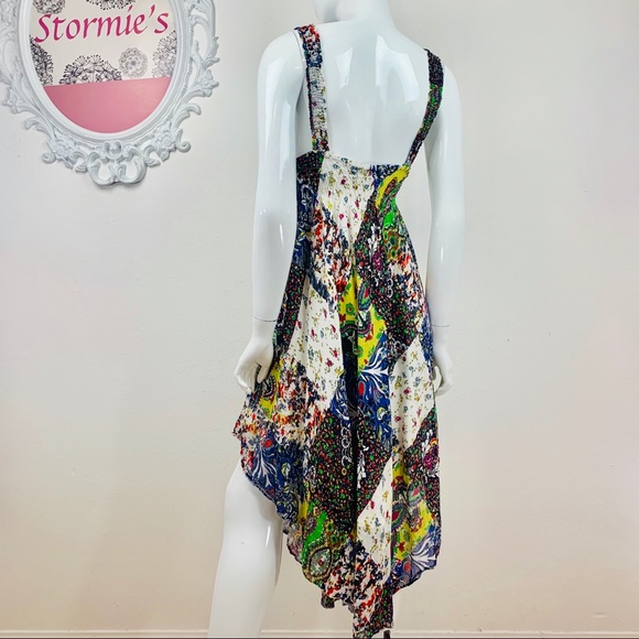 🎉HP🎉 Etc. /Mixed Floral Pattern Multicolor Dress - Picture 2 of 8